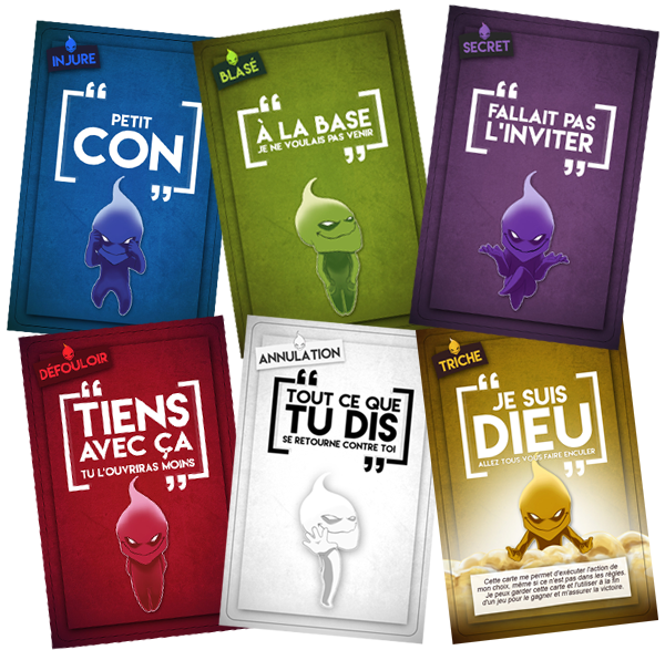 Mauvais perdant - Les cartes